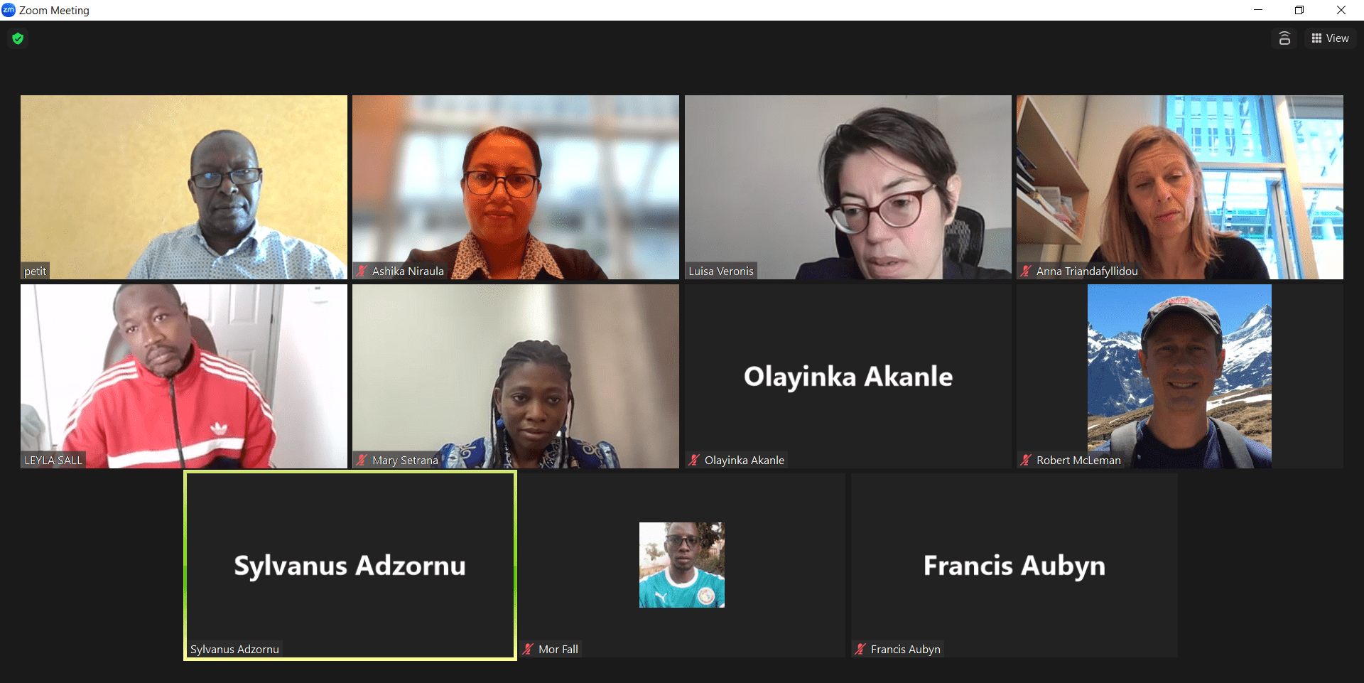 MEMO West Africa: Community Partners & Academics Meeting